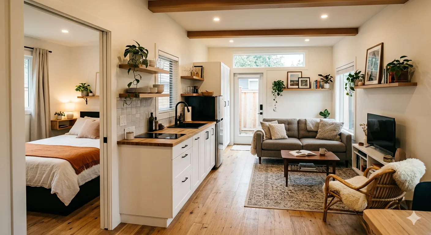 Orleans coach home loft interior, garage + loft live-work conversion by Dream Touch Renovations